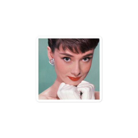 Audrey Hepburn- Bubble-free stickers