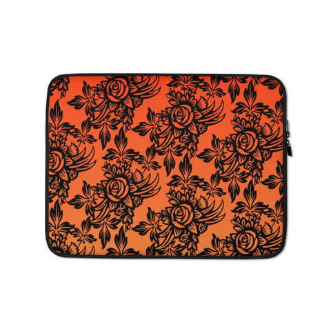 Orange Rose Laptop Sleeve